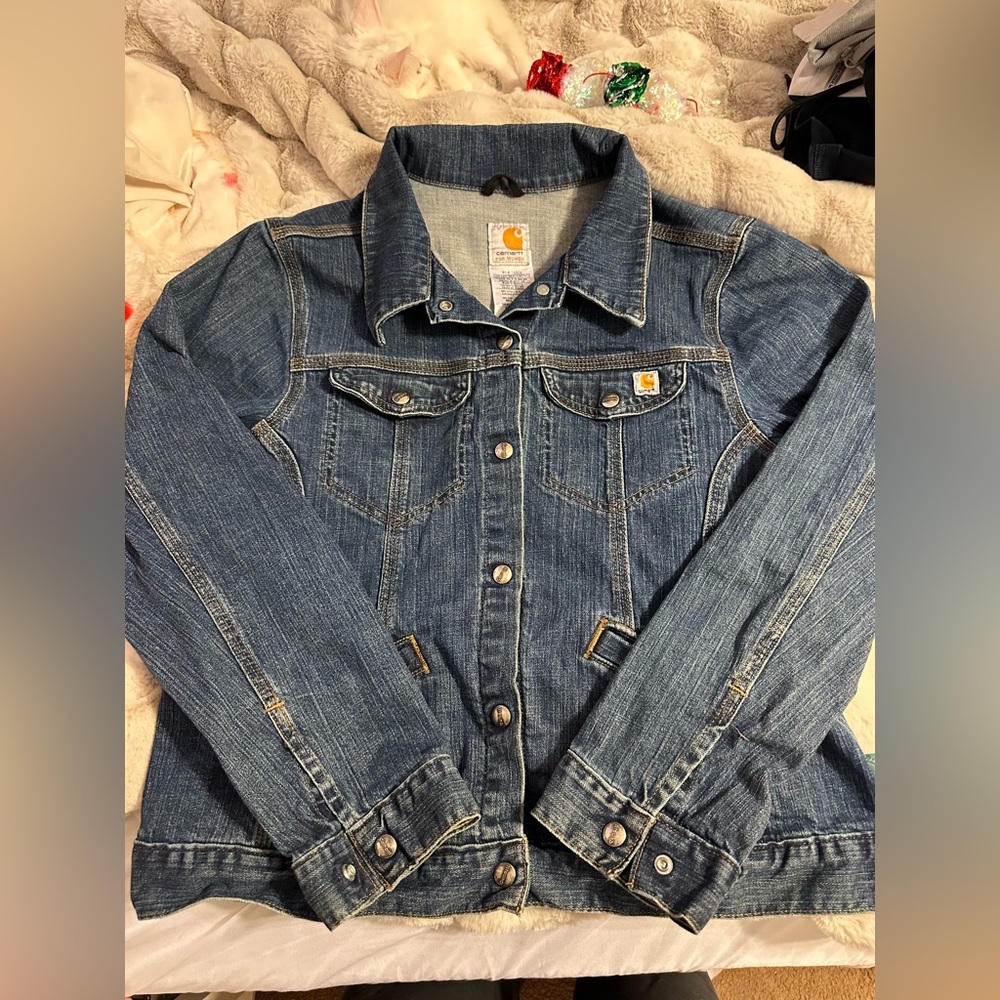 Carhartt denim jacket #denimjacket